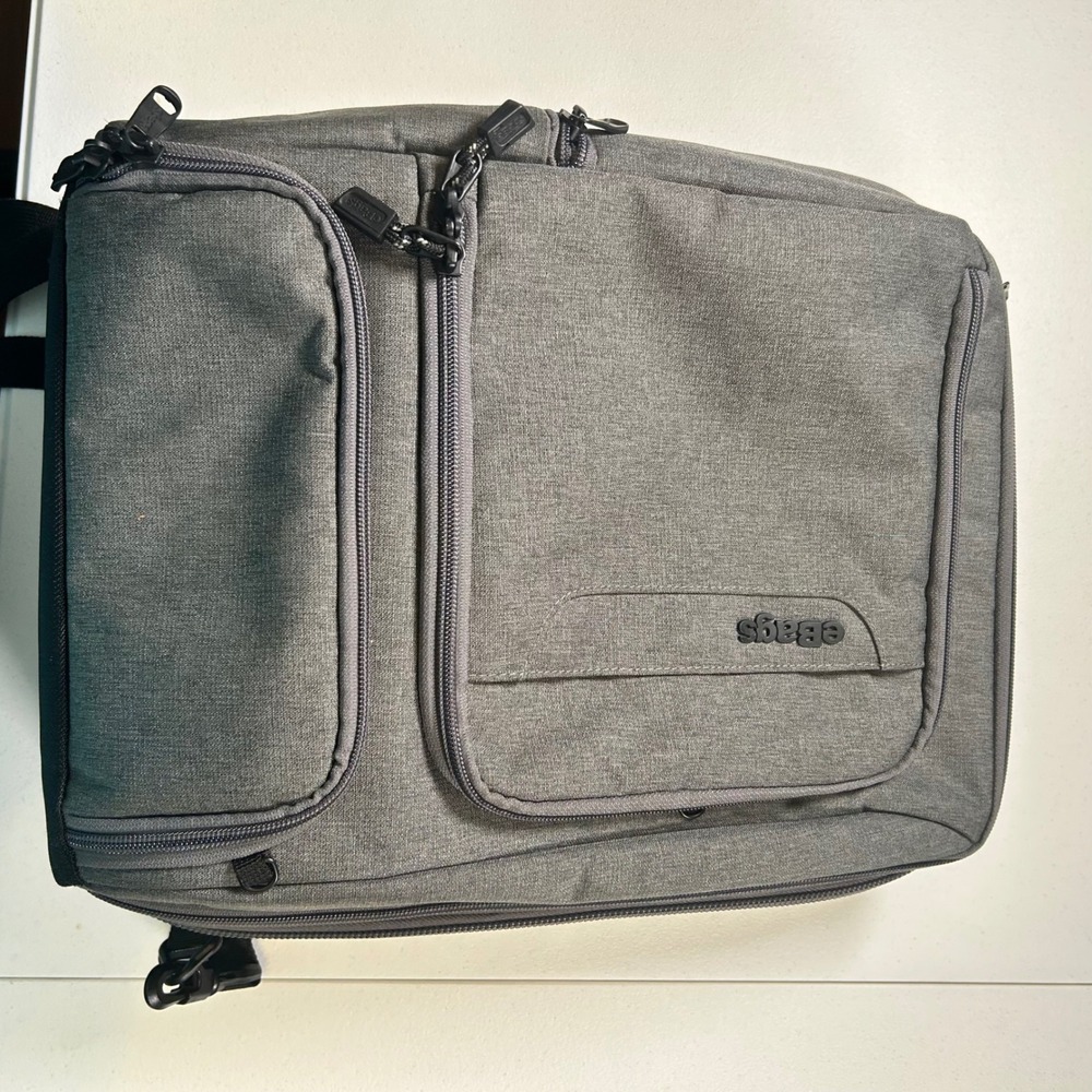 eBags Professional Slim Junior Laptop Backpack Heathered Graphite Grey